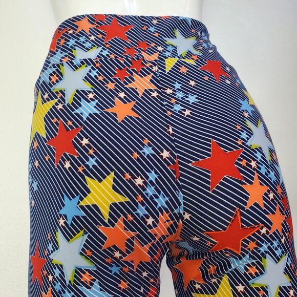 NEW LuLaRoe Navy Star Leggings - Picture 4 of 9
